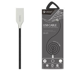 Micro 2.4A USB V8V9 Soft Non-Woven Fabric Cable with Package 3FT (Black)